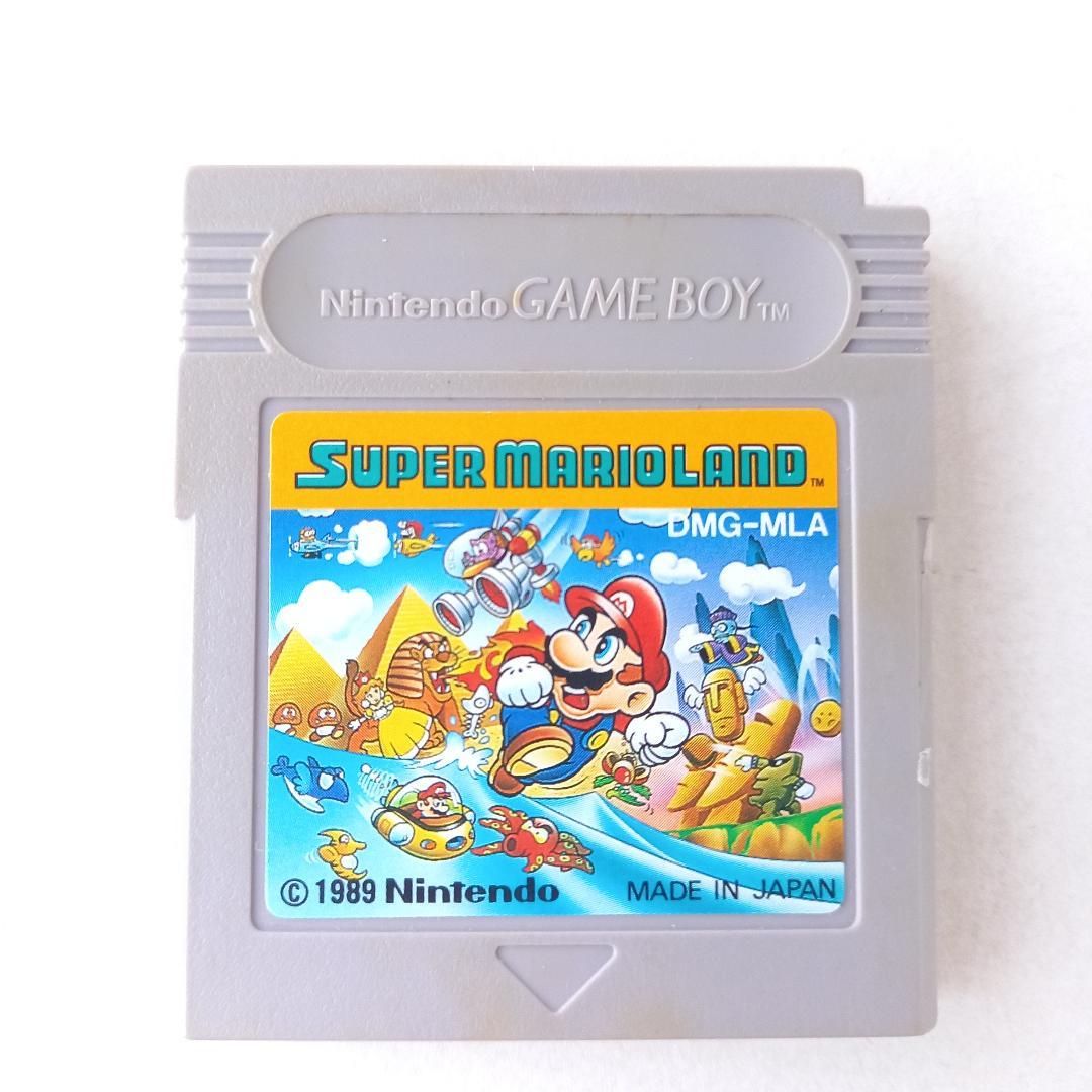 初代 ゲームボーイ 緑（動作確認済み）＋　スーパーマリオランド（GB)