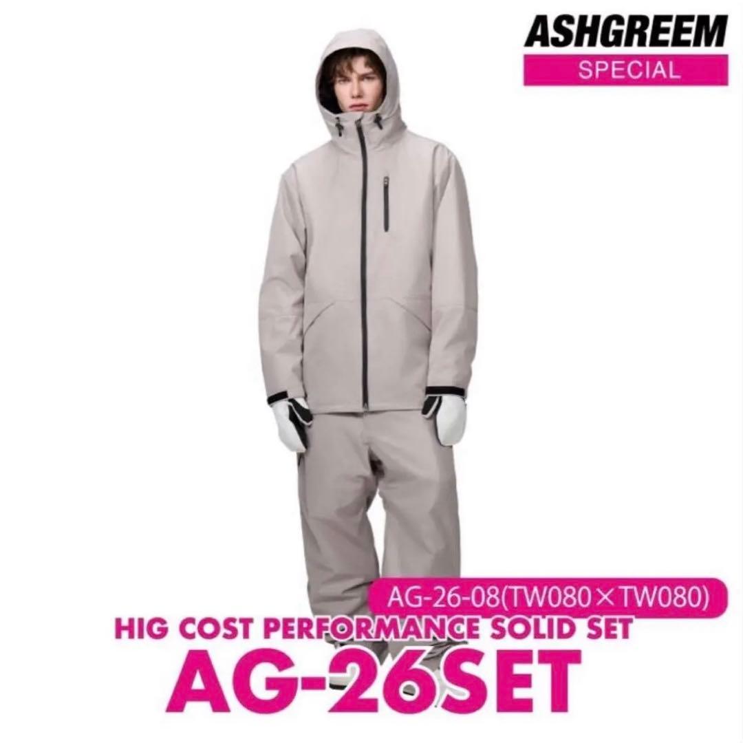 ASHGREEM AG-25SET スノボウェア上下セット Sサイズ