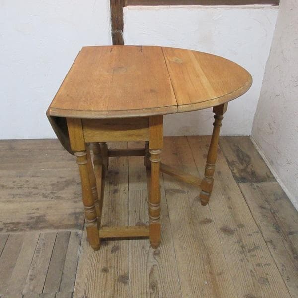 イギリス アンティーク 家具 ゲートレッグテーブル ダイニング 英国 6984d