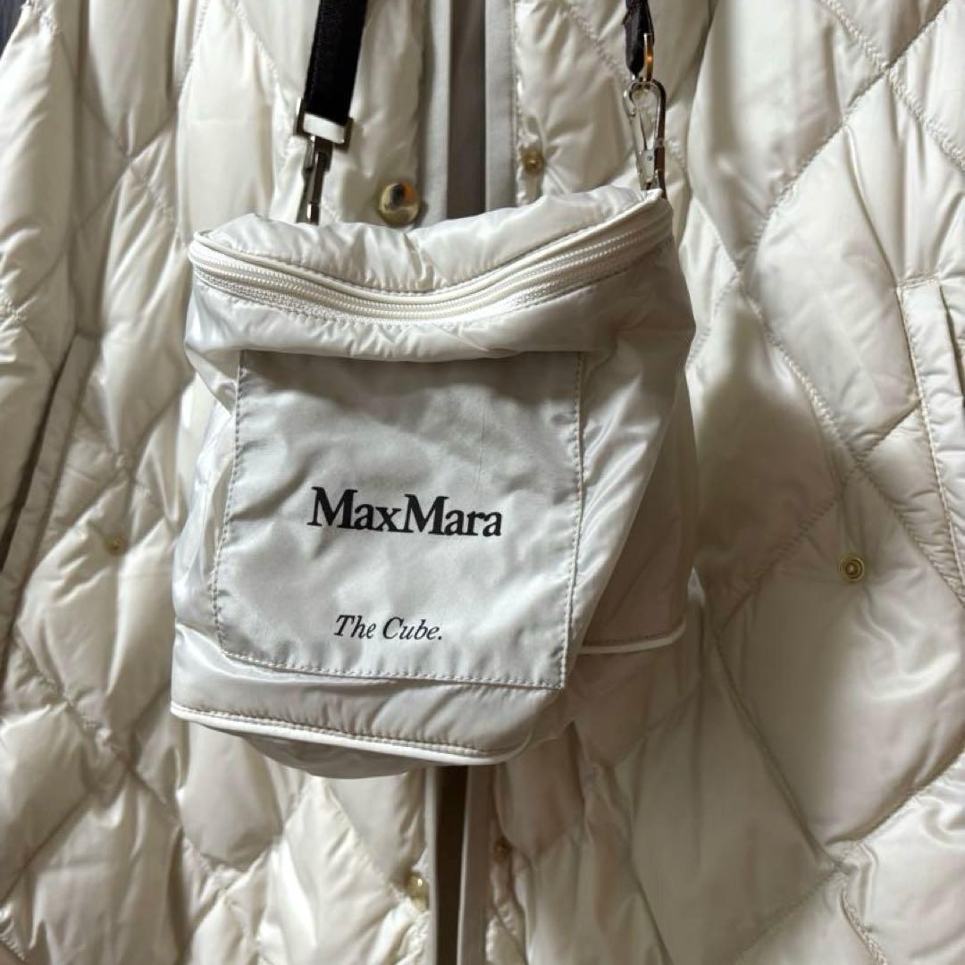 【マロン】MaxMara ETRETI テクニカルキャンバスダウンジレ
