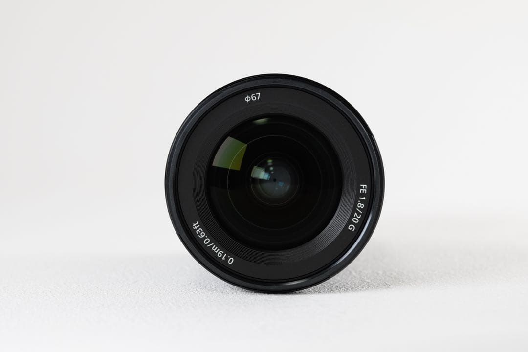 【美品】SONY FE 20mm F1.8 G レンズ