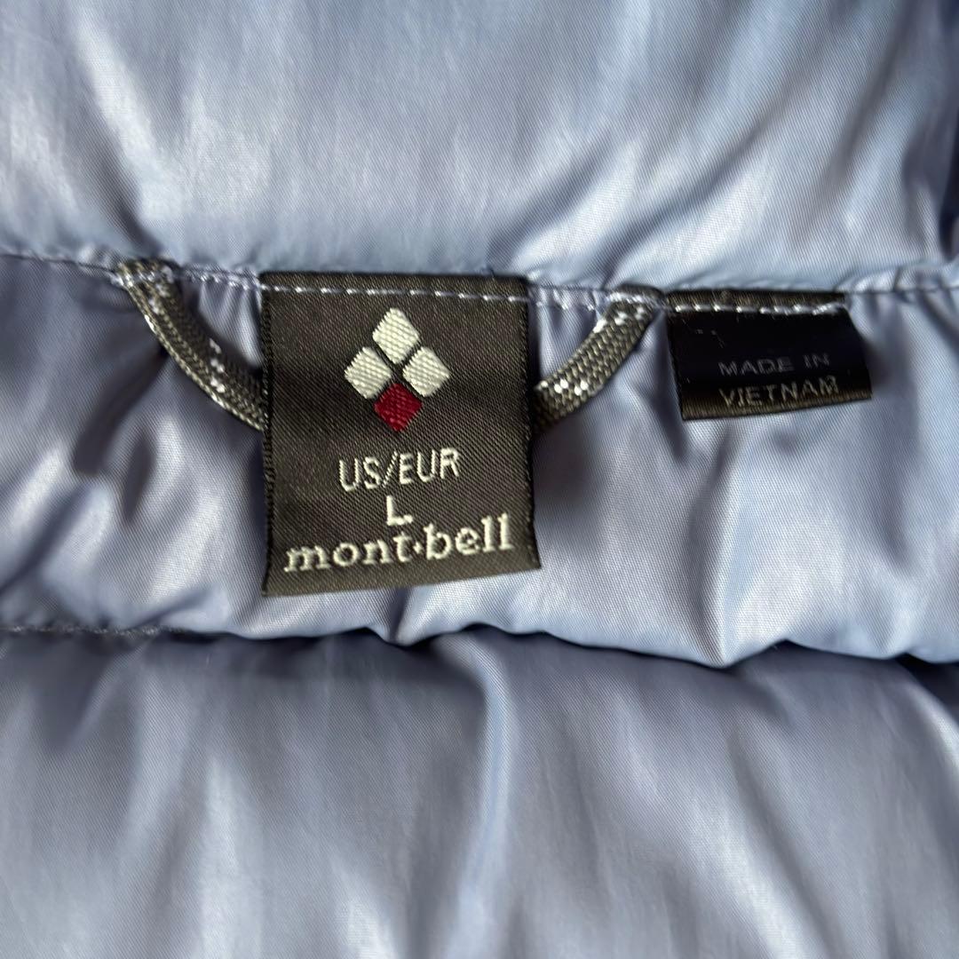 【試着のみ】montbell US ハイランドフードベスト パープル（廃盤色）