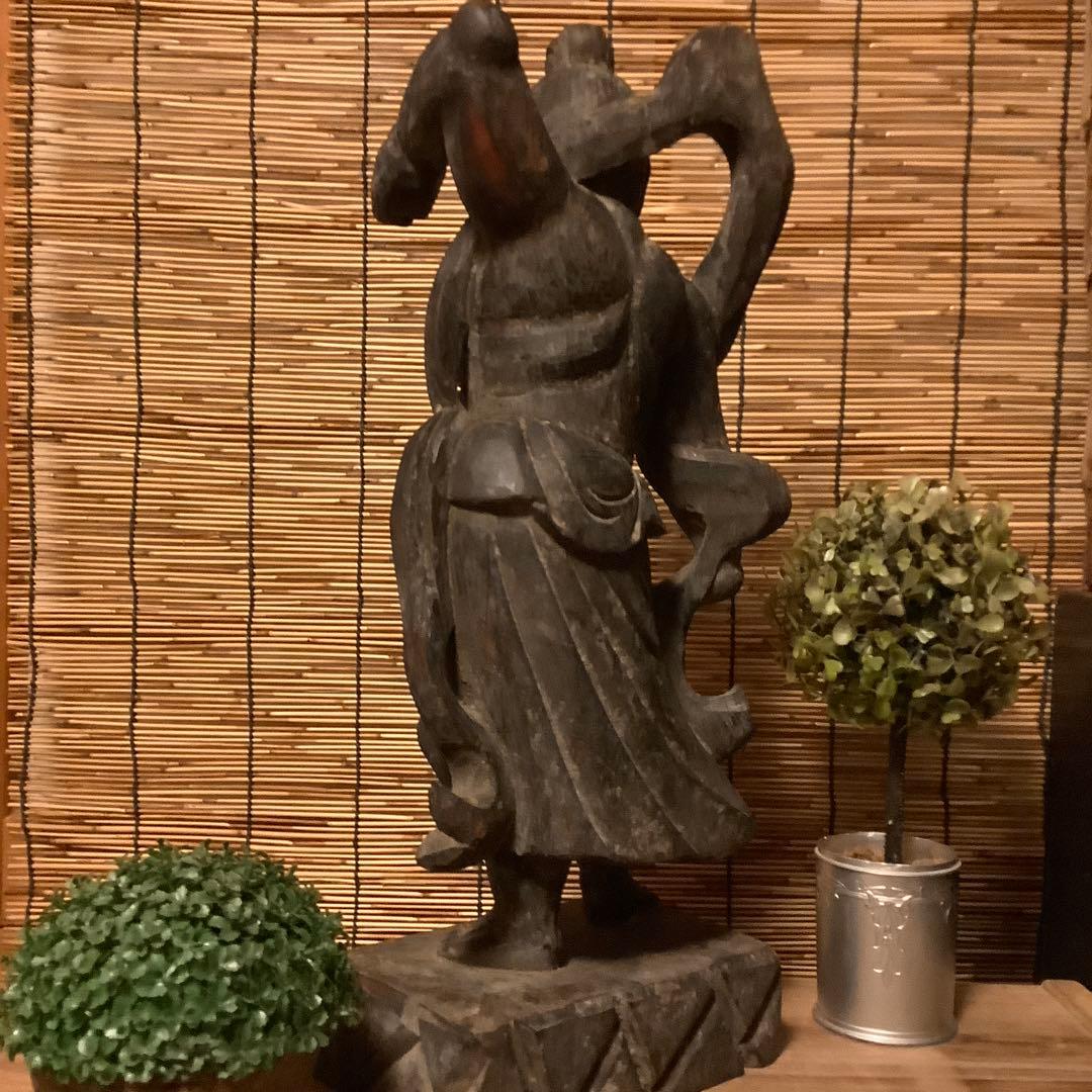 コダック様keep江戸期・護法善神「仁王・那羅延金剛像」金剛力士・守護神・特大