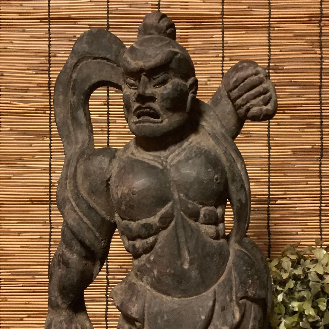 コダック様keep江戸期・護法善神「仁王・那羅延金剛像」金剛力士・守護神・特大