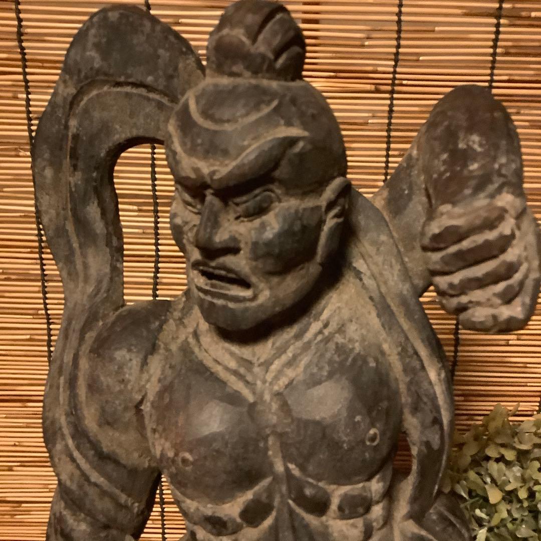 コダック様keep江戸期・護法善神「仁王・那羅延金剛像」金剛力士・守護神・特大