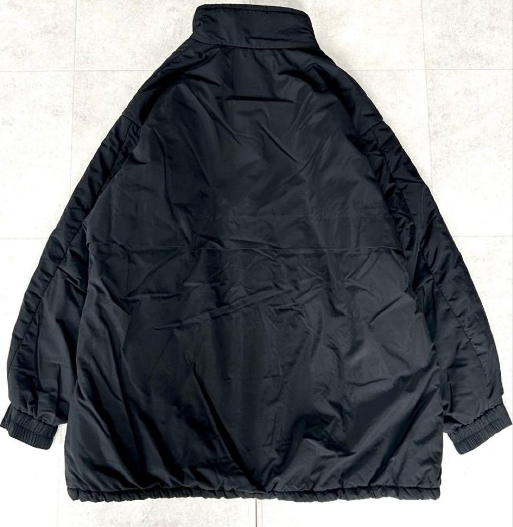 美品 ビューティ＆ユース BY ナイロンパフ スタンドドロースト ブルゾン 黒