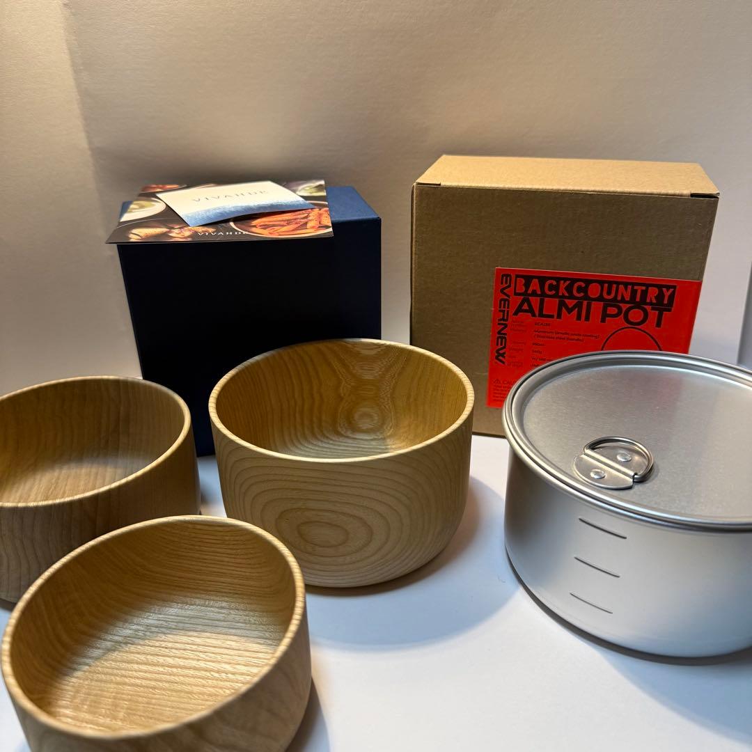 山のうつわナチュラル＋バックカントリーアルミポット