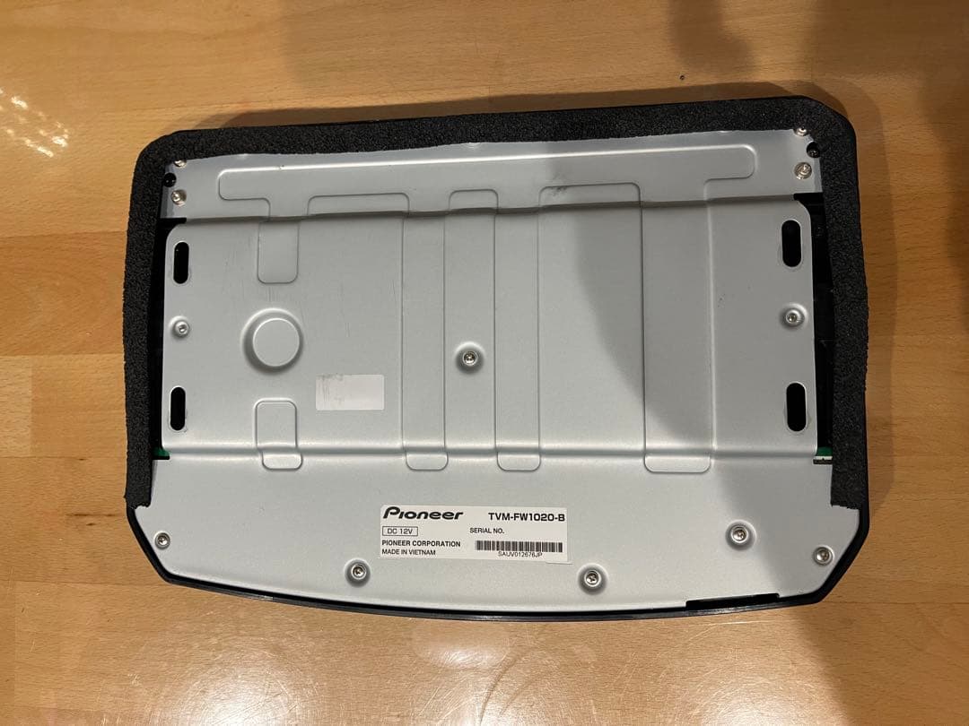 カロッツェリア TVM-FW1020-B 10.2V 折りたたみ式『 W 』