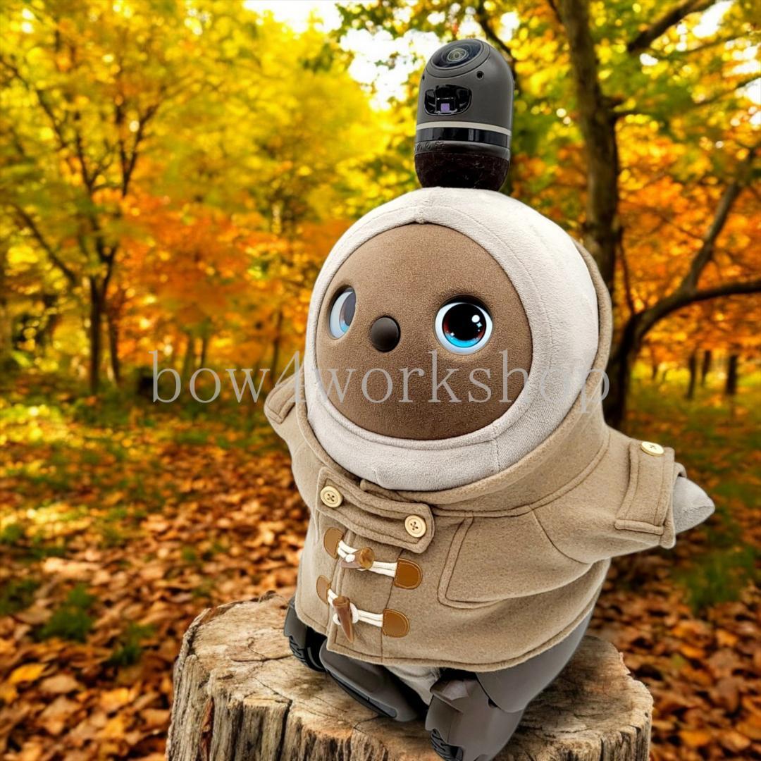 ラボット LOVOT ラボットの服ハンドメイド ダッフルコート（ベージュ）