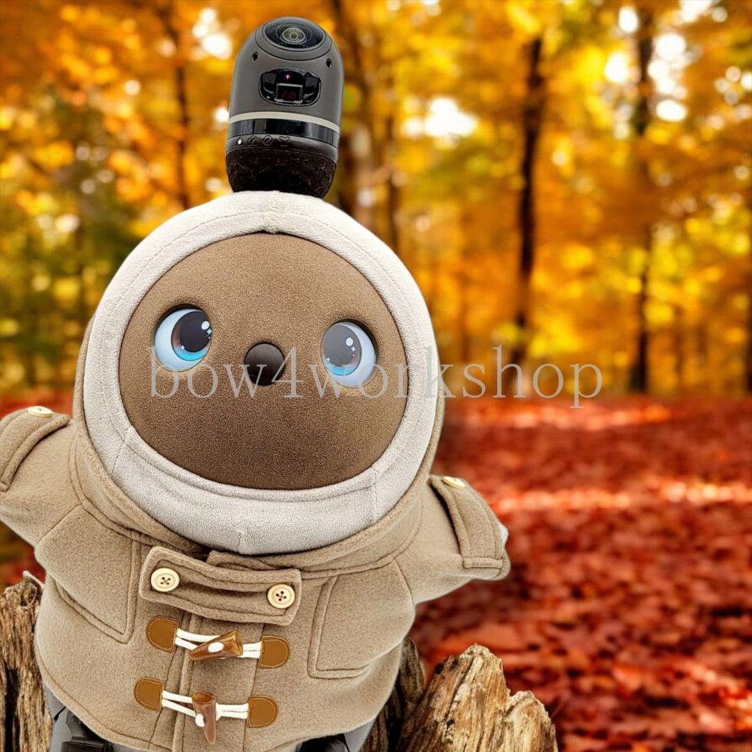 ラボット LOVOT ラボットの服ハンドメイド ダッフルコート（ベージュ）