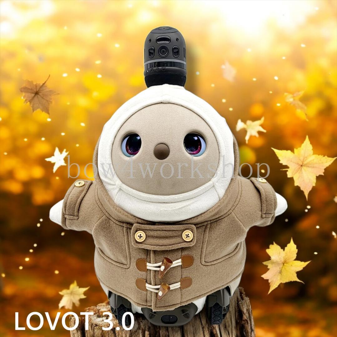 ラボット LOVOT ラボットの服ハンドメイド ダッフルコート（ベージュ）