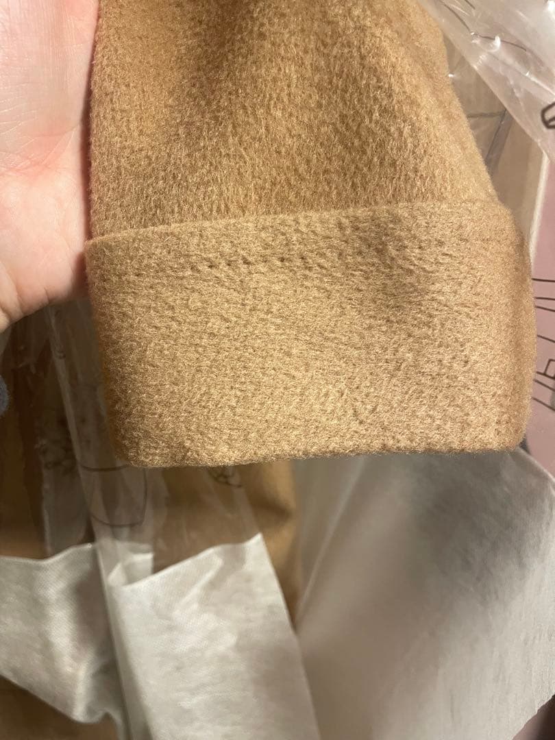 キャメル　ダブルコート