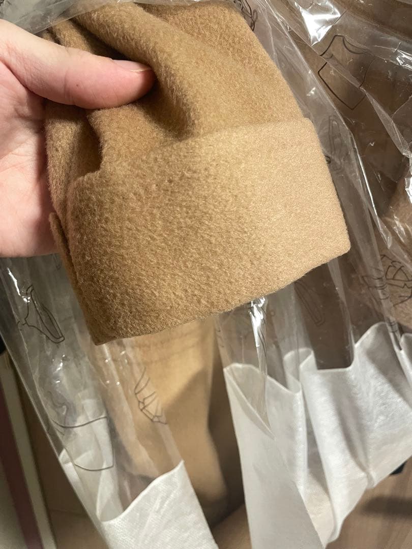 キャメル　ダブルコート