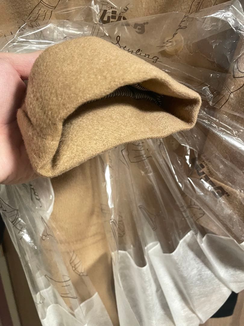 キャメル　ダブルコート