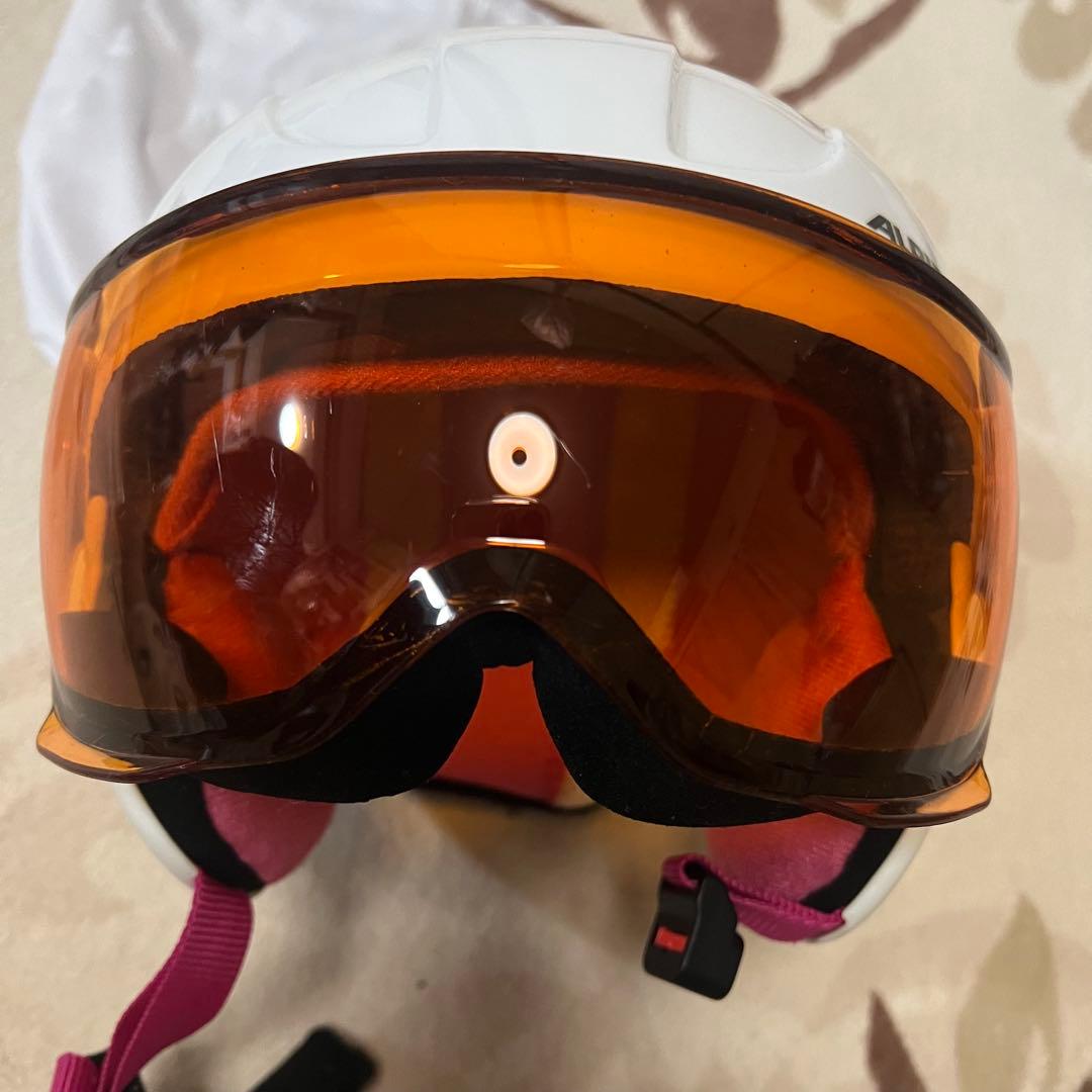 値下ALPINA アルピナ　ゴーグル付きヘルメット キッズ スノーボード　スキー