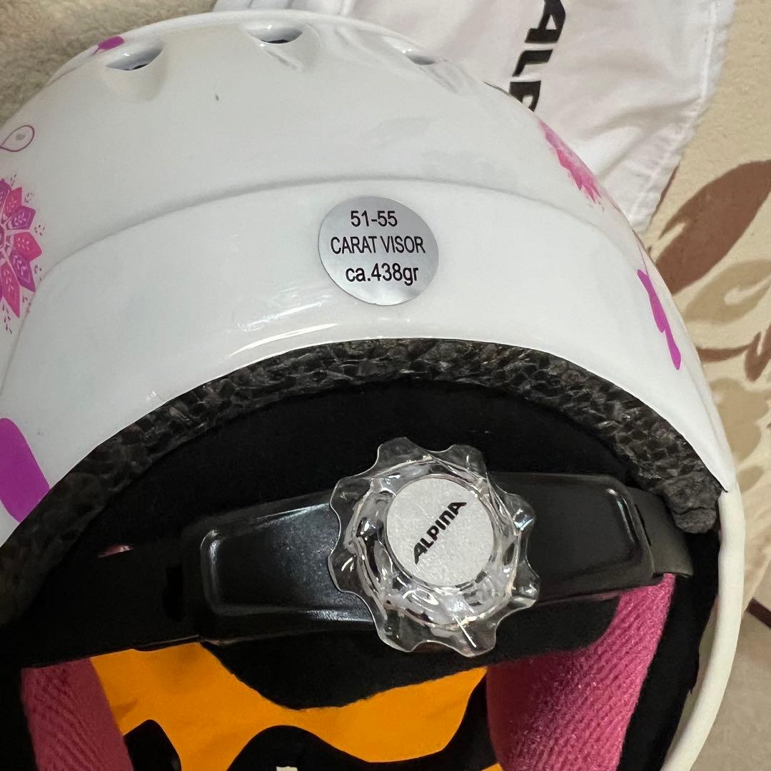値下ALPINA アルピナ　ゴーグル付きヘルメット キッズ スノーボード　スキー
