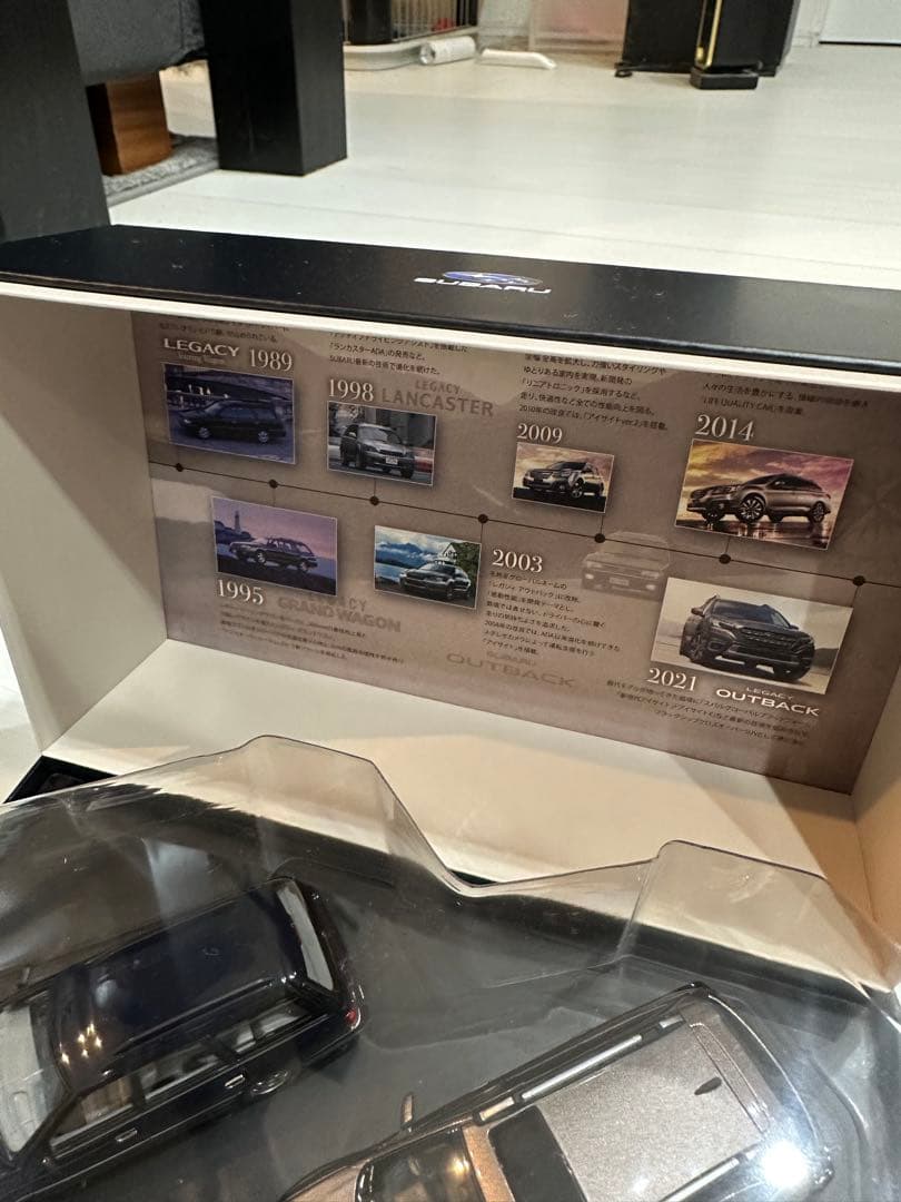 SUBARU　レガシィ&アウトバックダイキャストミニカーセット　1/43