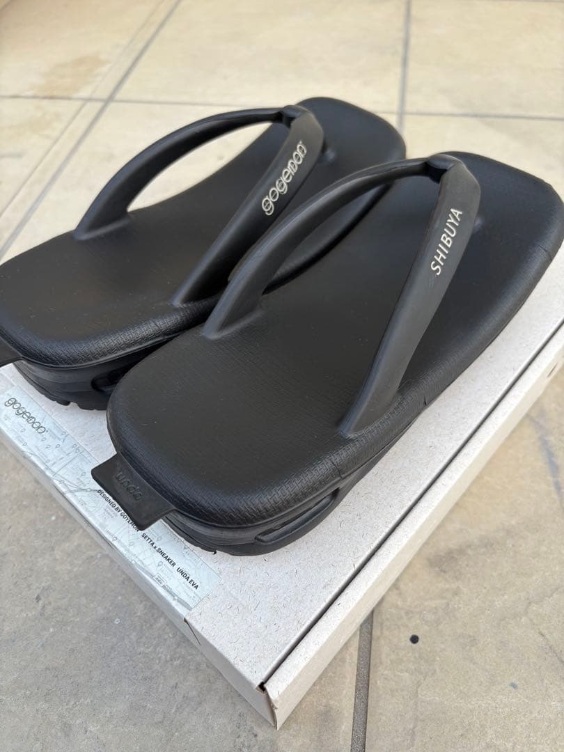 ゴエモン goyemon SETTA×SNEAKER unda EVA黒 S