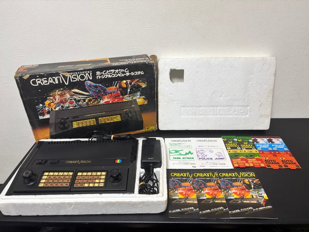 当時物 激レア チェリコ ホームビデオゲーム クリエイトビジョン 本体 箱付