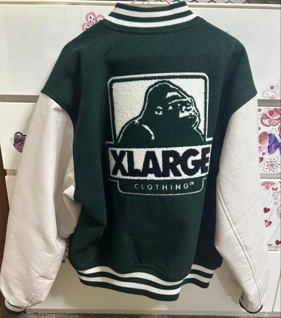 XLARGE スタジャン M ダークグリーン