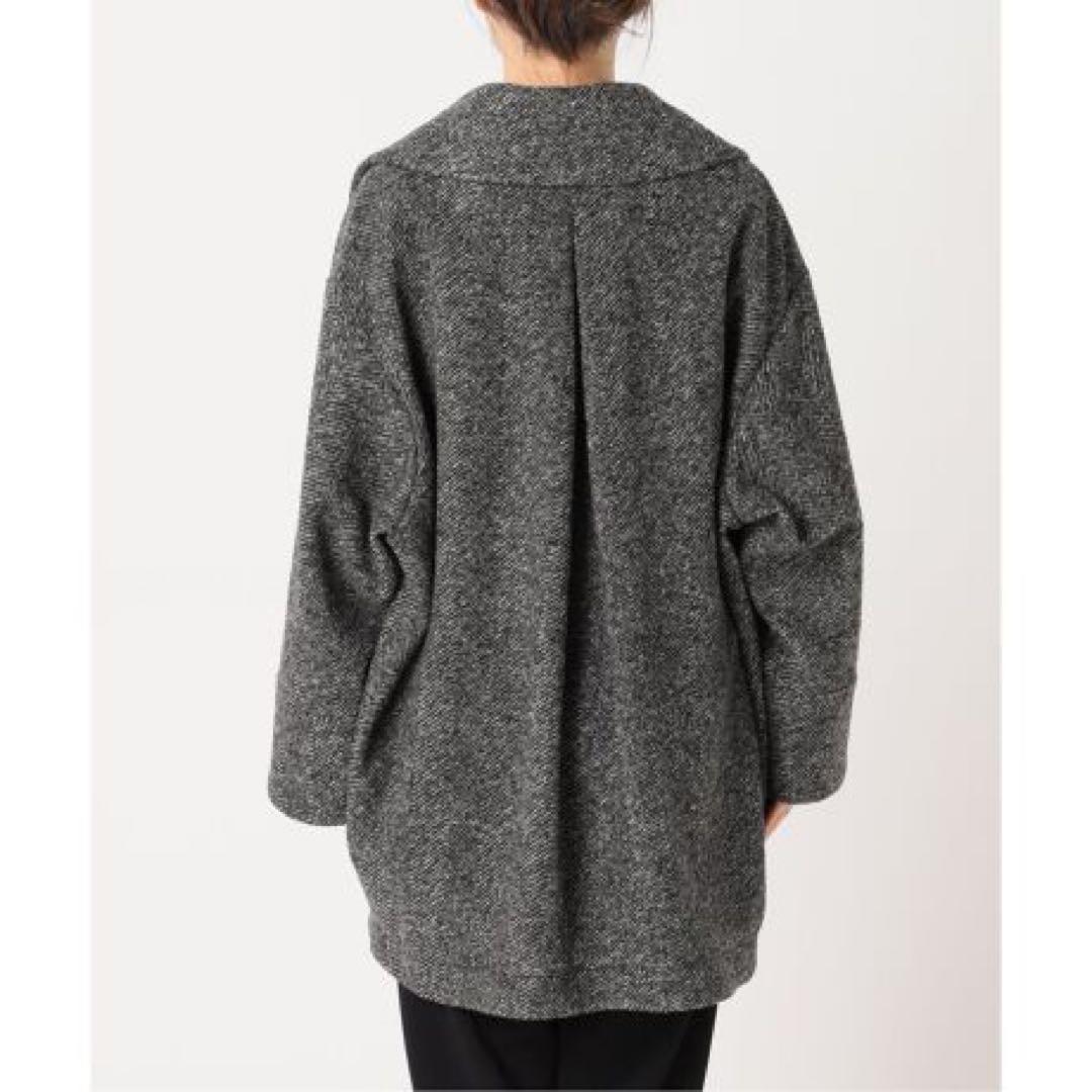 22AWスピックアンドスパン　W スライバーヘリンボーンミドルコート　Mサイズ