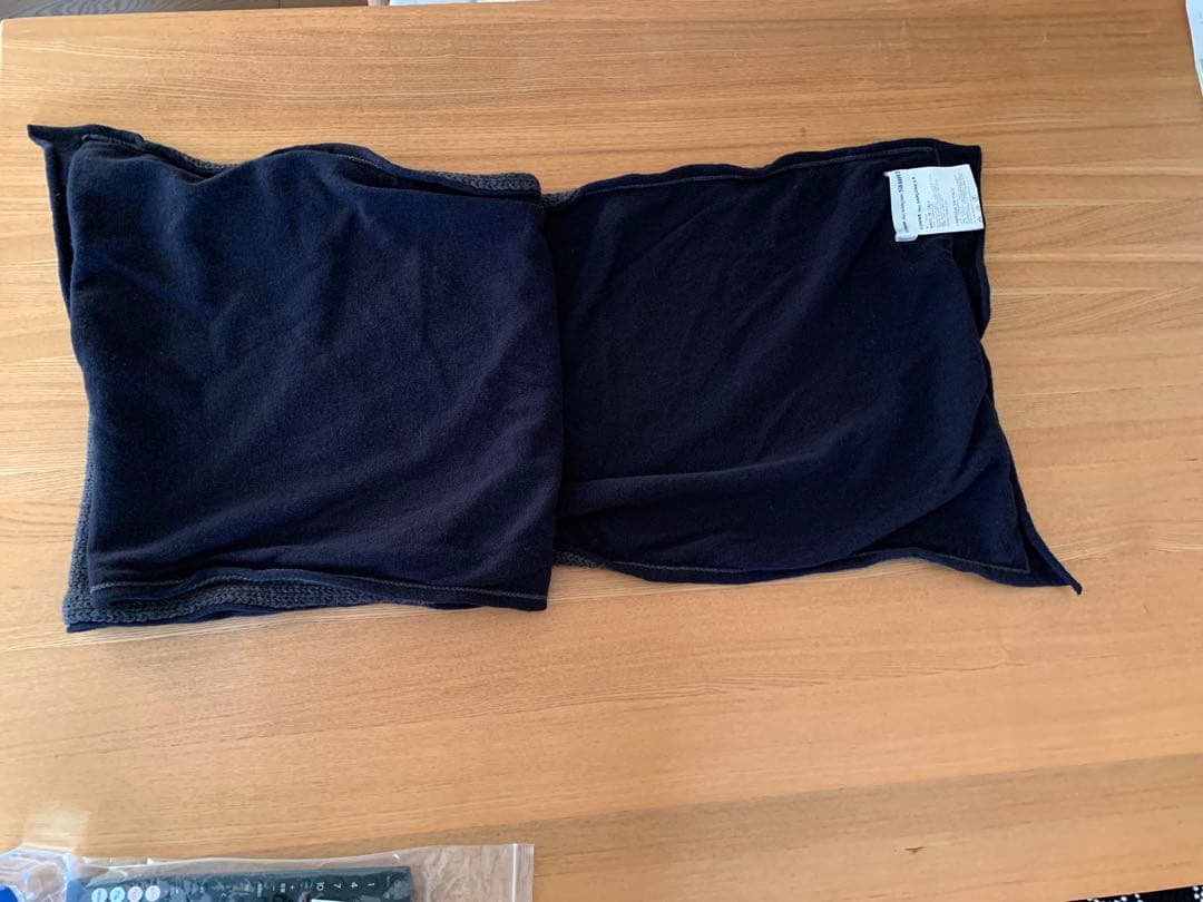 コムデギャルソンシャツ マフラー 紺×グレー