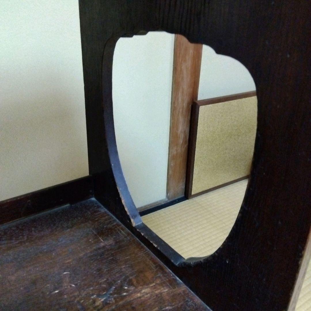 水屋箪笥 木製整理ダンス 大正　昭和　 レトロ 　アンティーク 香狭間透かし