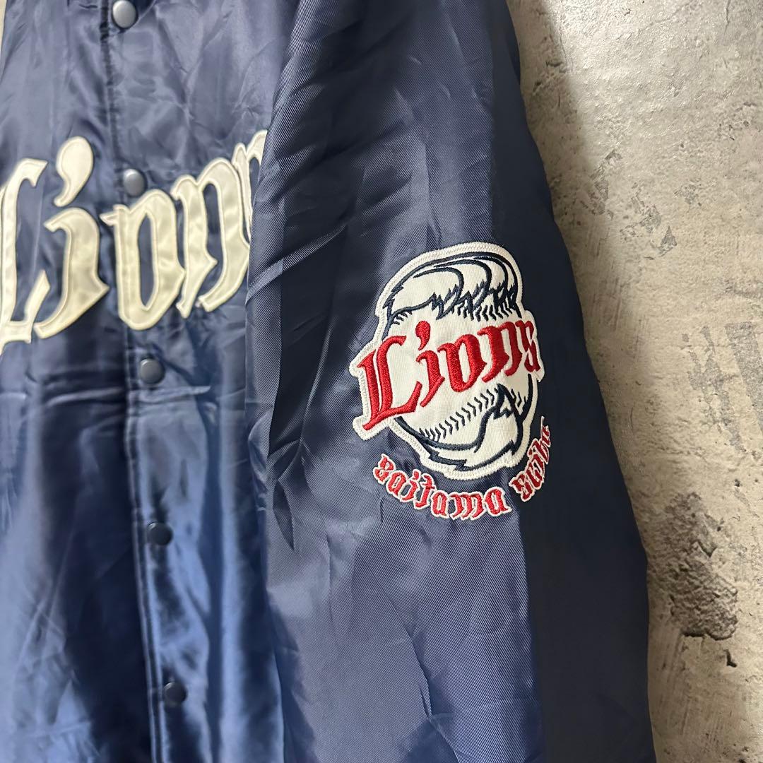 【超希少◎】Majestic　埼玉西武ライオンズ　スタジャン　刺繍　完売モデル◎