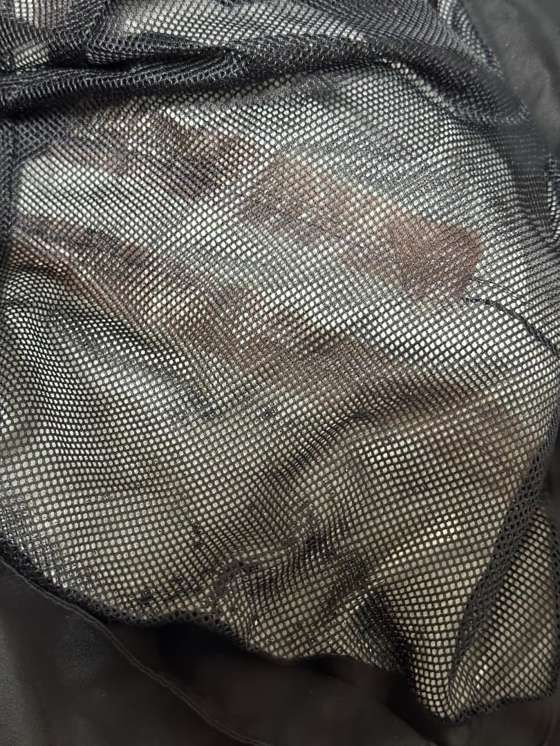 訳あり 美品 がまかつ GM-3083 フィッシングレインスーツ ブラック