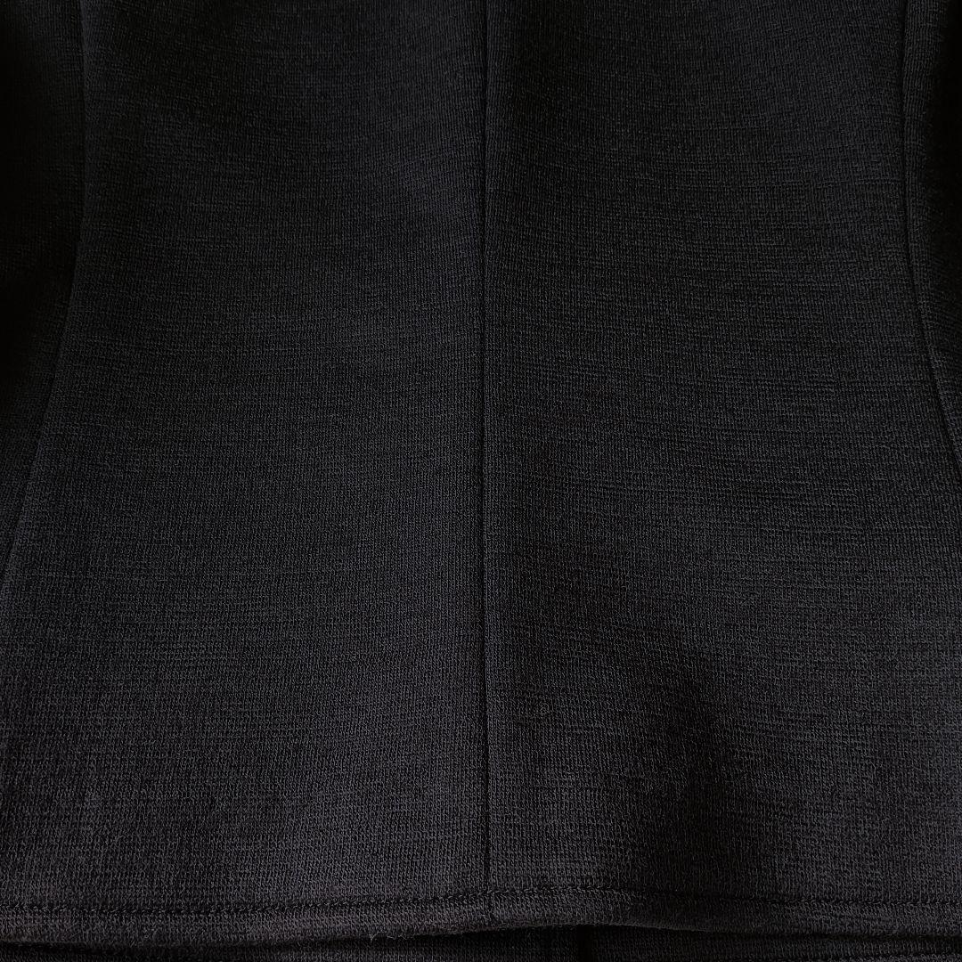 【Rene】美品 ノーカラーニットジャケット カーディガン パール 34