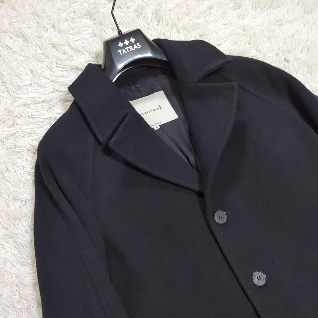 美品 マッキントッシュ 白タグ チェスターコート 英国製 ラグランスリーブ