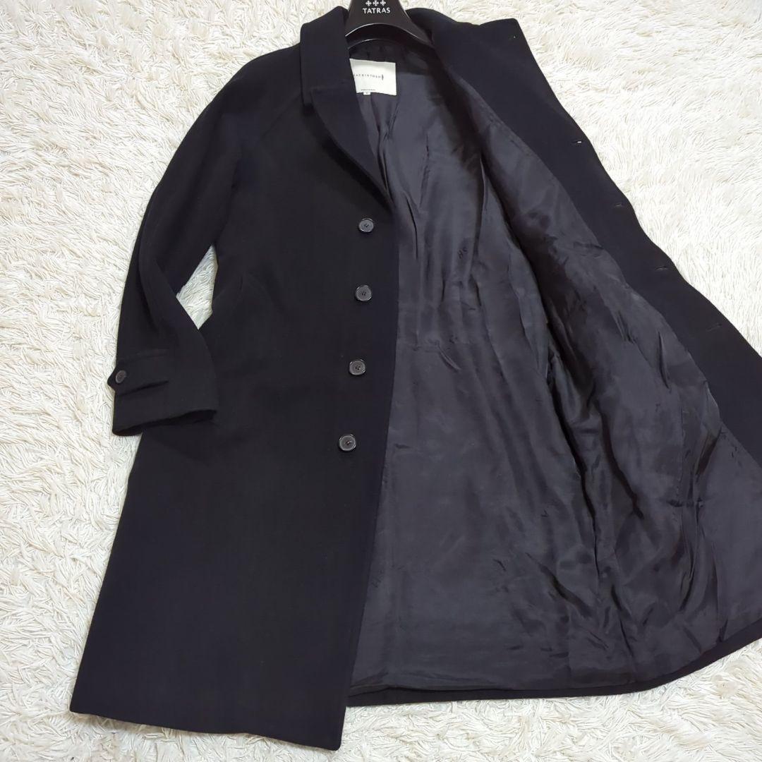 美品 マッキントッシュ 白タグ チェスターコート 英国製 ラグランスリーブ