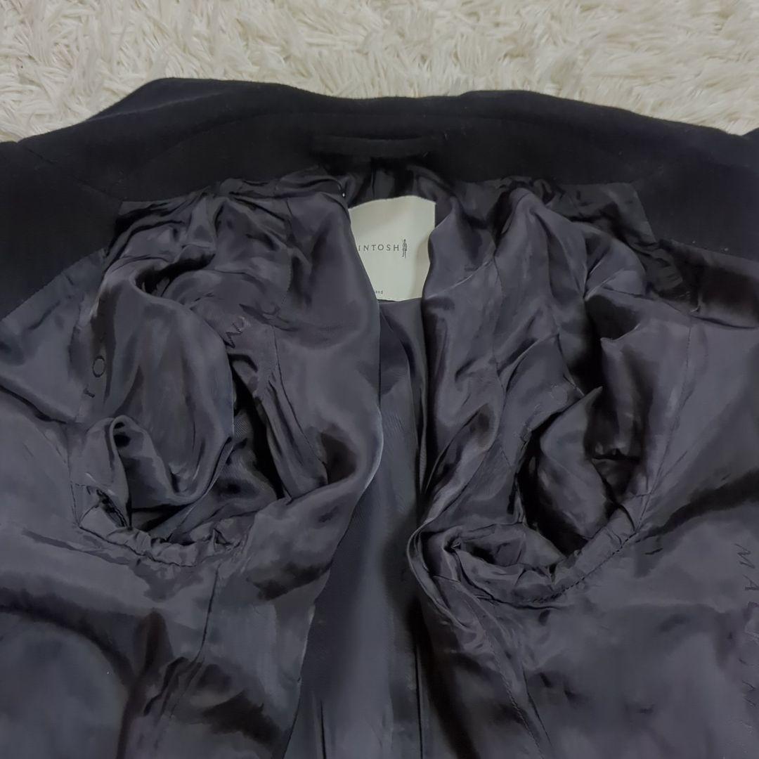 美品 マッキントッシュ 白タグ チェスターコート 英国製 ラグランスリーブ