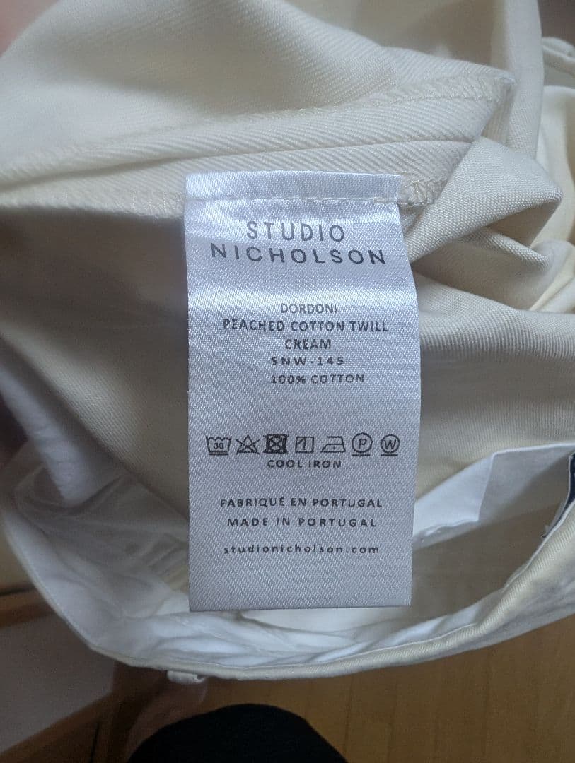 【美品】STUDIO NICHOLSON/DORDONI/サイズ3