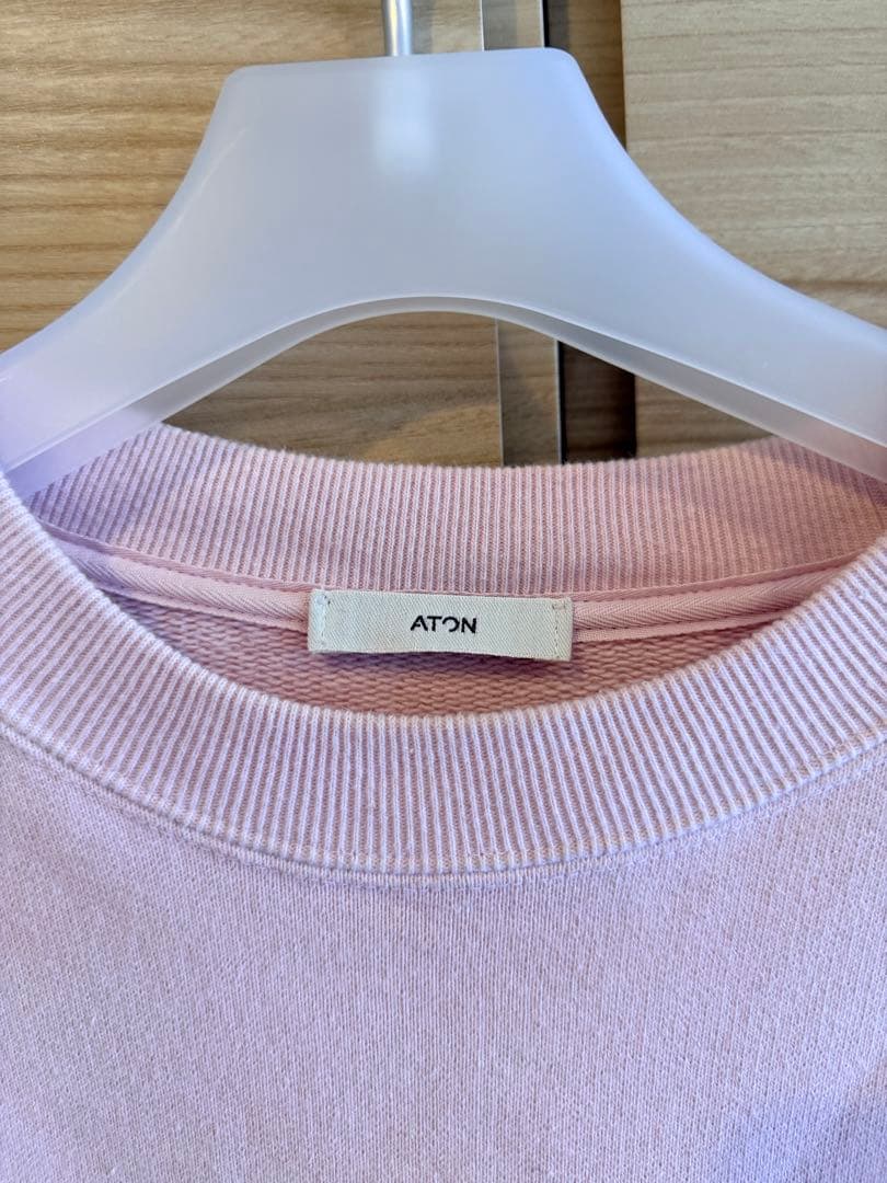 Aton ピンク スウェット 2サイズ