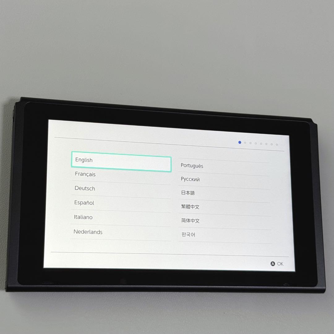 【未使用級】極美品Nintendo Switch 本体2024 バッテリー強化版