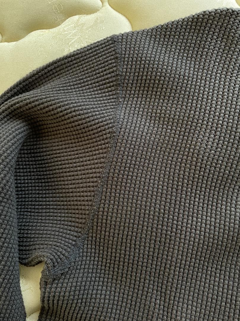 【訳あり新品】CIOTA スビンコットン ツータックワッフル ロングTシャツ