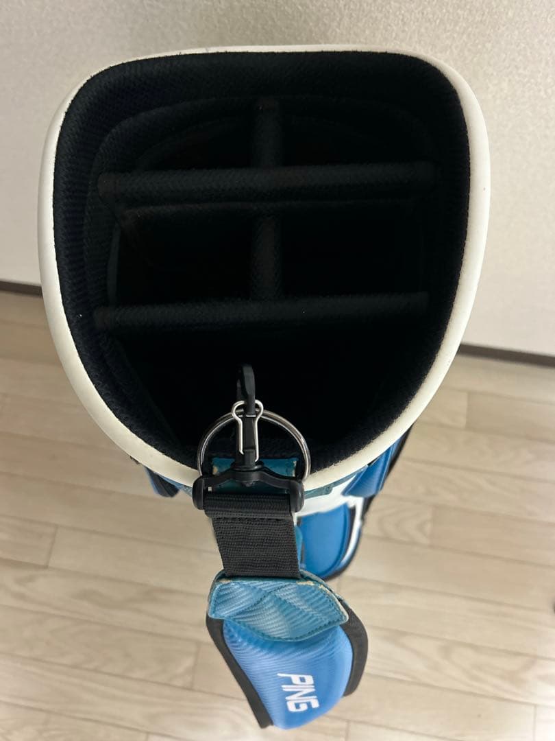 PING マスター キャディバッグ 青白