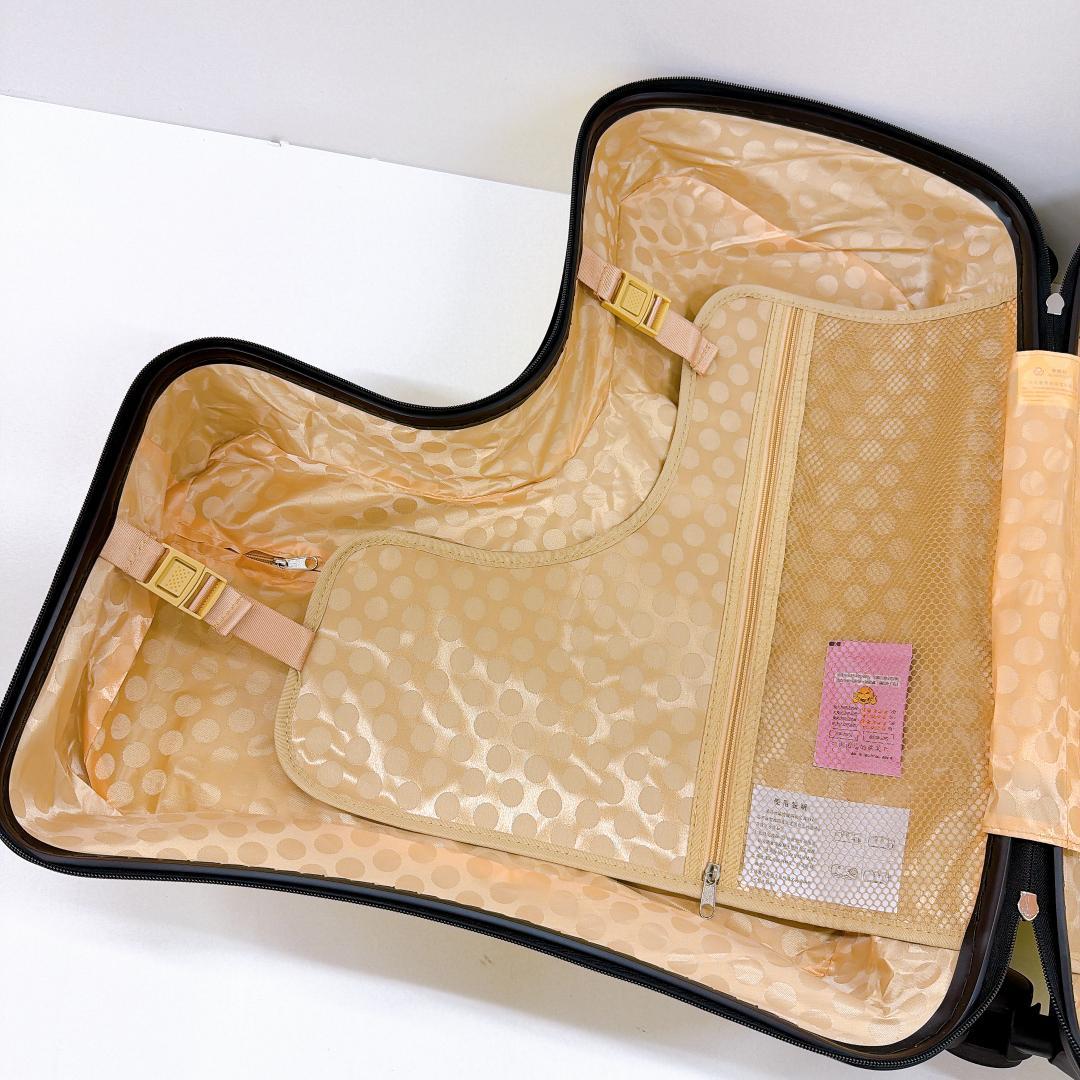 【極美品】noricco のりっこ トラベルケース 4輪 イエロー 子供が乗れる