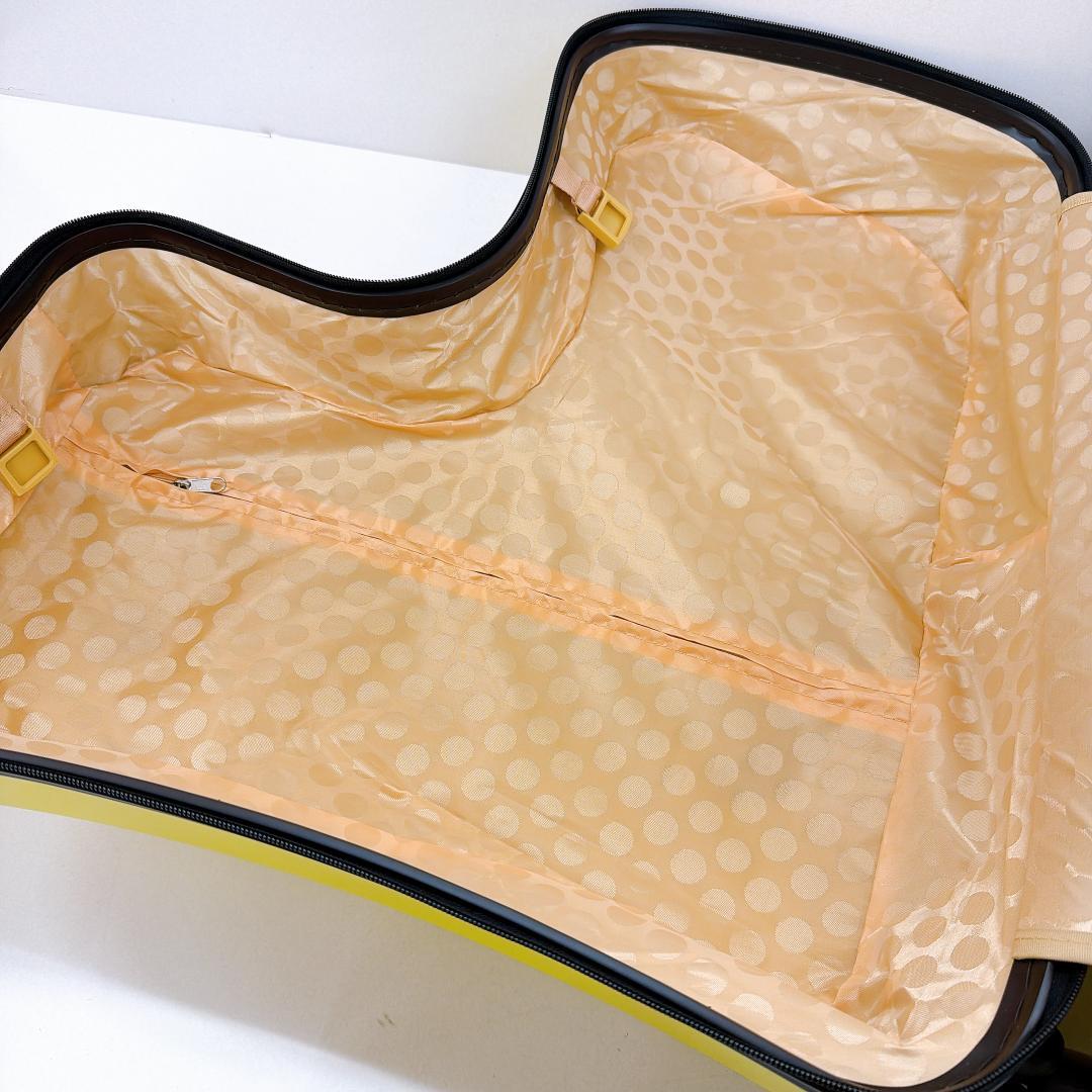 【極美品】noricco のりっこ トラベルケース 4輪 イエロー 子供が乗れる