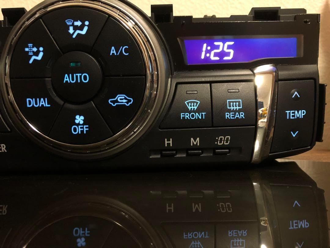 【液晶反転加工】130マークX 前期 エアコンパネル LED打ち替え トヨタ純正