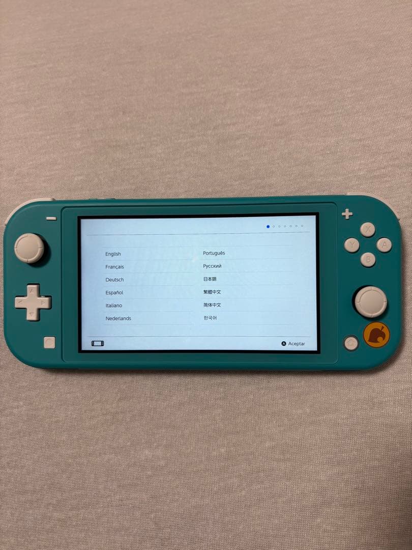 Nintendo Switch Lite どうぶつの森　ターコイズ 充電器付き