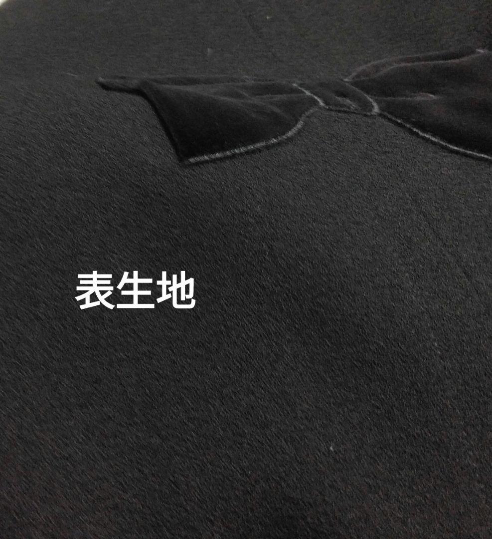 GIVENCHY✨リボン柄つきブラックワンピースL