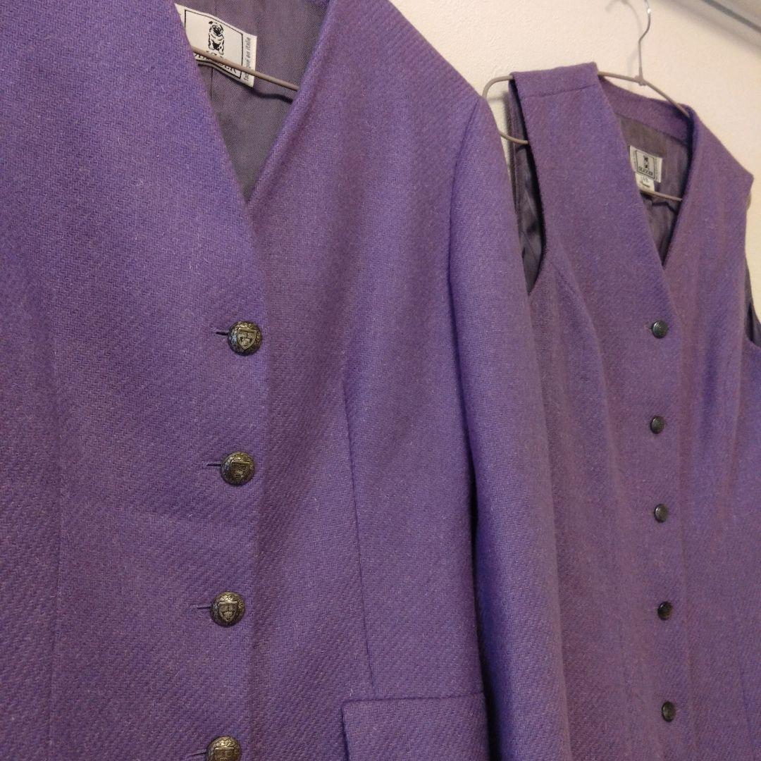 最終セール　自宅保管　コート、ベストセット　イタリア製