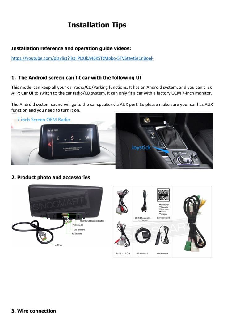 BM/BN アクセラ 社外 10.25インチ Android ヘッドユニット