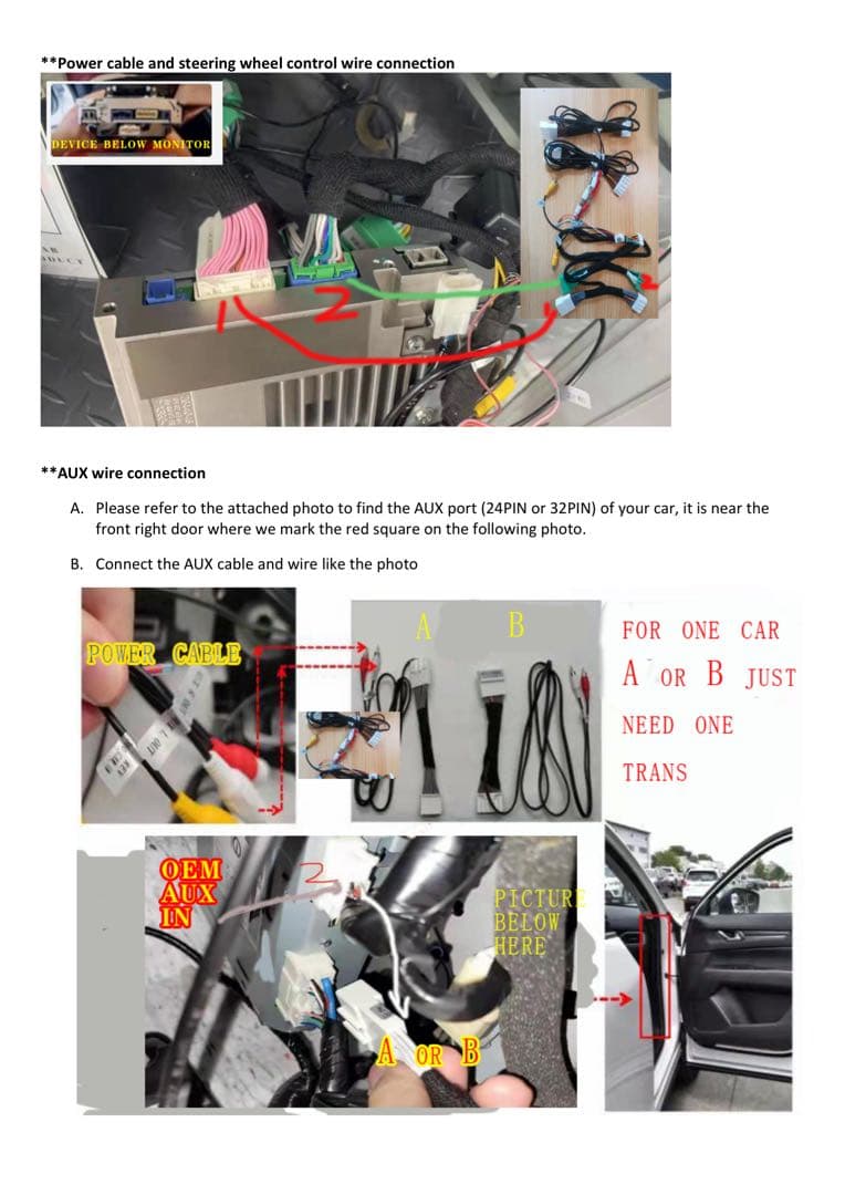 BM/BN アクセラ 社外 10.25インチ Android ヘッドユニット