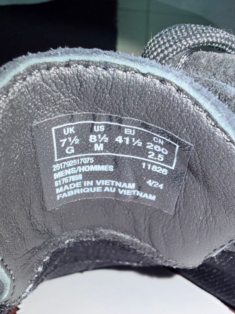 クラークス ワラビー ゴアテックス gore-tex ブラック 25.5cm