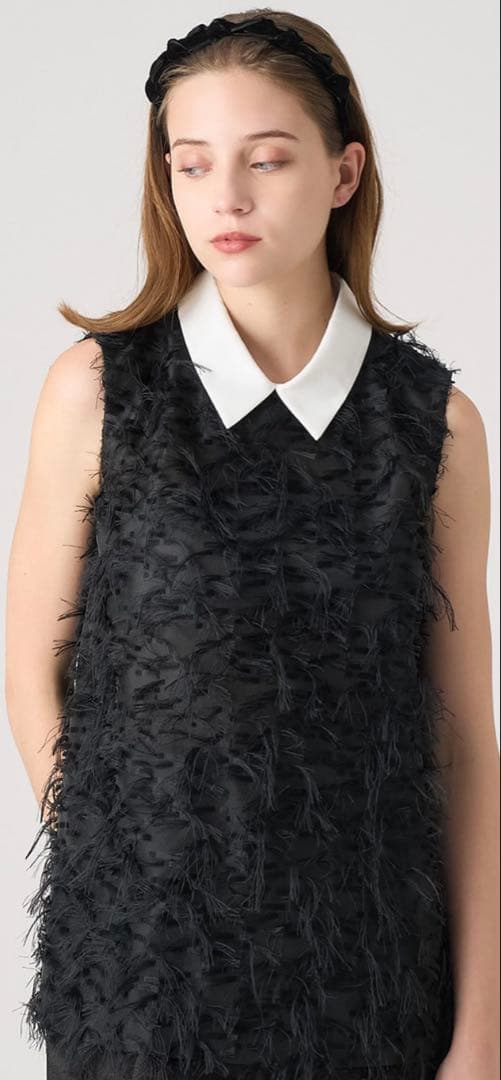 ANAYI アナイ　フェザーカットジャガード ブラウス　2025秋冬