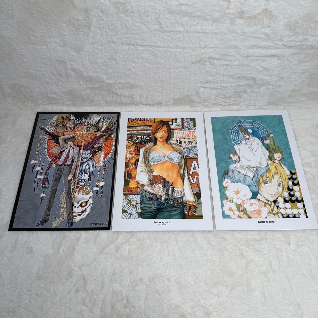 【良品】Blanc et noir : 小畑健画集　特典ポストカード付属