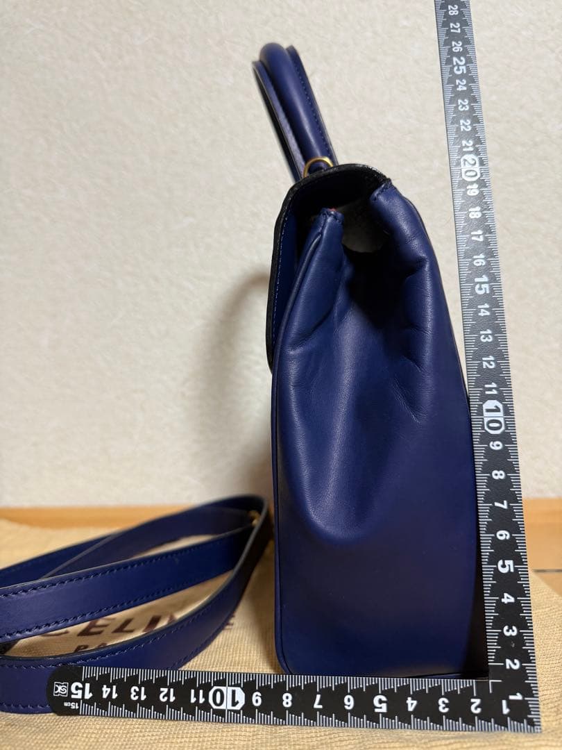 セリーヌ サークルロゴ ハンドバッグ ショルダーバッグ レザー CELINE